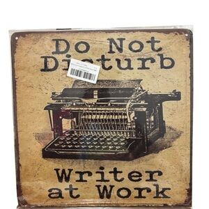 Vintage Style 'Do Not Disturb' Metal Sign